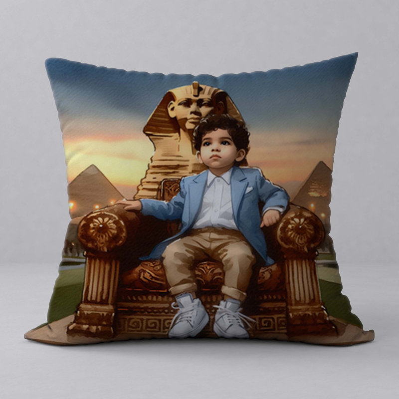 Polyester Throw Square Pillow Cover & Insert