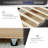 Modern Minimalist Upholstered Platform Bed Frame With Chenille Upholstered Headboard, Memory Foam Support & Built-In Storage-1050370429