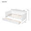 Lit de jour en bois avec 2 tiroirs, canapé-lit pour la chambre à coucher, salon, aucun sommier nécessaire
