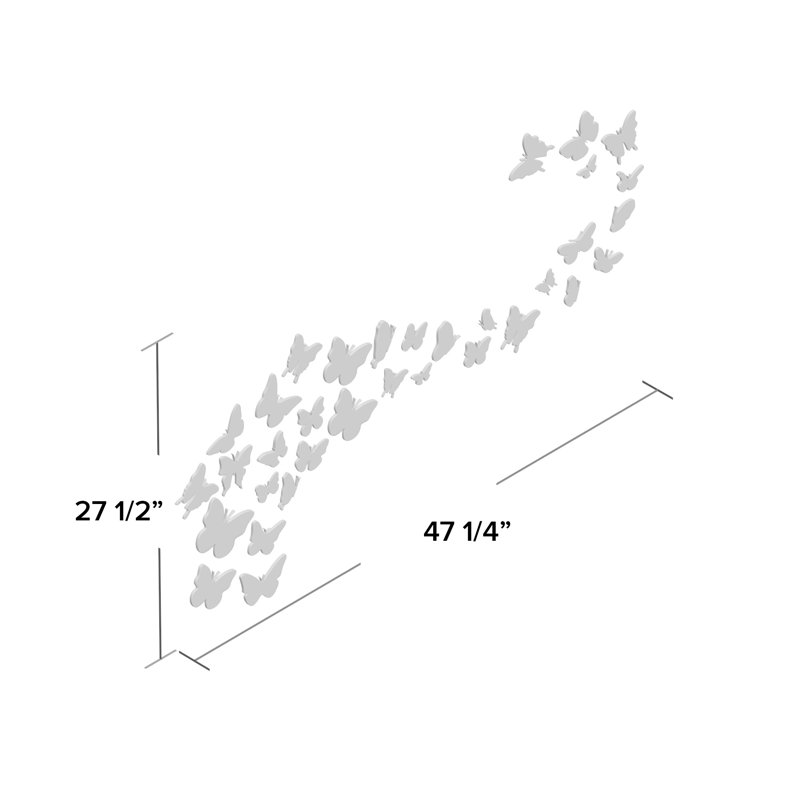 Cote-Crosskill Insects Non-Wall Damaging Wall Decal