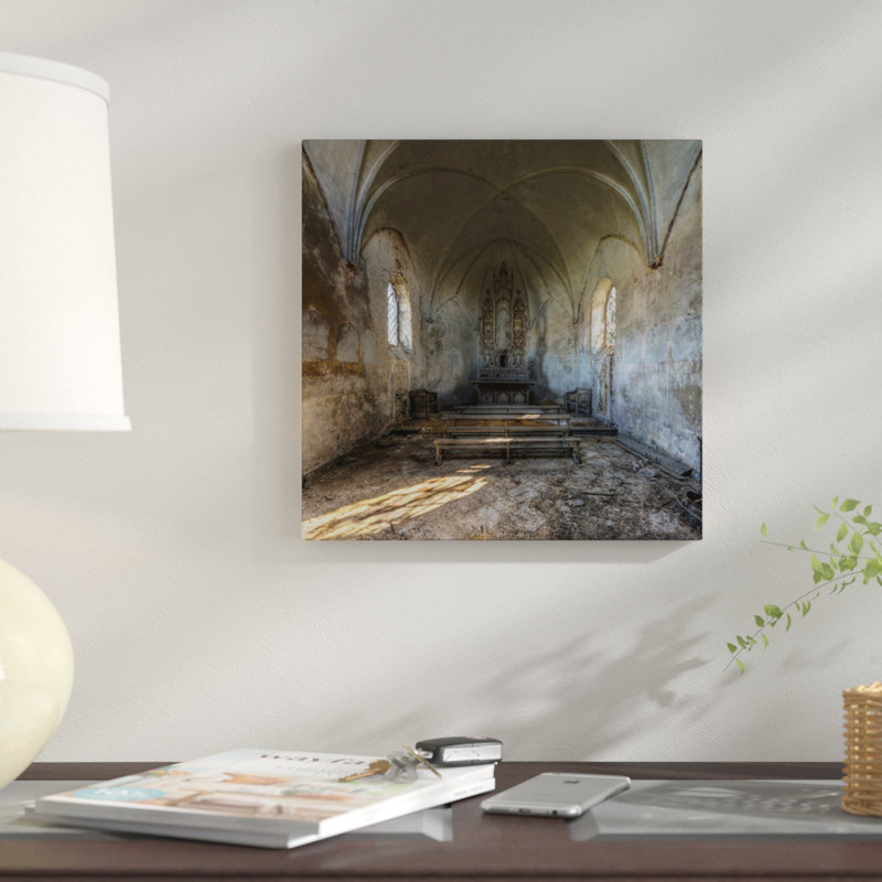 «Chapel de la Meuse I», reproduction de photo sur toile, H 37 po x l 37 po x P 1,5 po, Toile tendue, Pas de tapis
