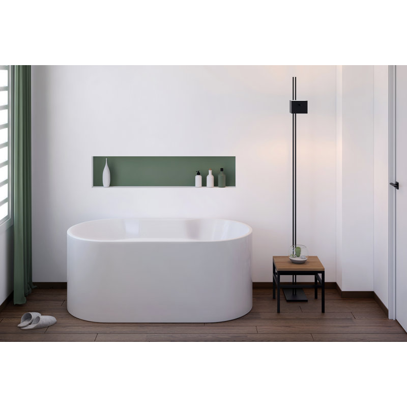 Cayucos 56'' x 32'' Soaking Acrylic Bathtub