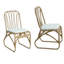 2 pièces de chaises d'extérieur avec coussins. Fabrication en fer, protégée. Pour le jardin, le patio, la cour. Coussinets réglables, cadre élégant en rouille, housses lavables. Cour arrière, patio. Rembourrage de 1,2 pouce d'épaisseur-1602625670