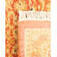 Tapis unique en laine noué à la main 6 pi 2 po x 8 pi 10 po nouvel âge Hayner - jaune / orange / rouge