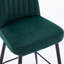 Chaises de bar en velours de style contemporain pour 2 personnes avec pieds en fer réglables pour un usage domestique-1944141193