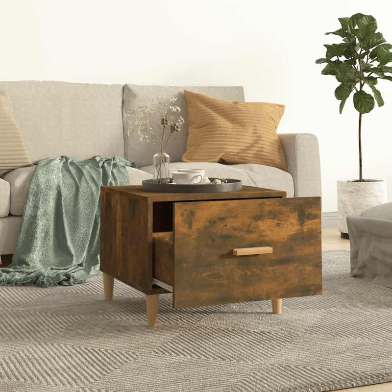 Liverpool Coffee Table with Storage, Smoked Oak