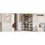 190cm H Stainless Steel Corner Bookcase-1597212795-1597212793