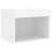 vidaXL Bedside Cabinet with LED Lights Storage Side Table Floating Nightstand