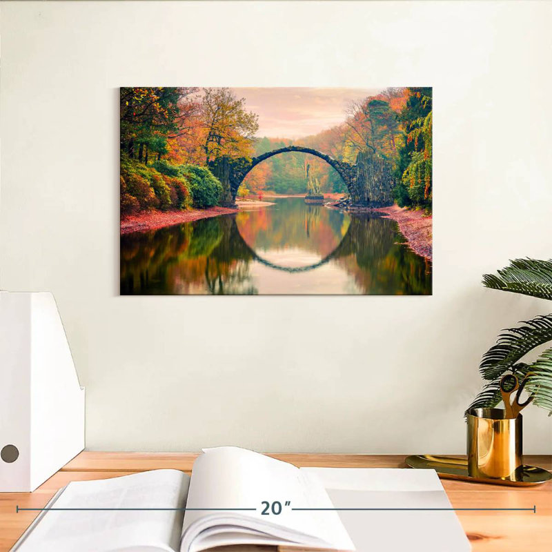 Lilie Devil's Bridge In Germany, 8" H x 12" W