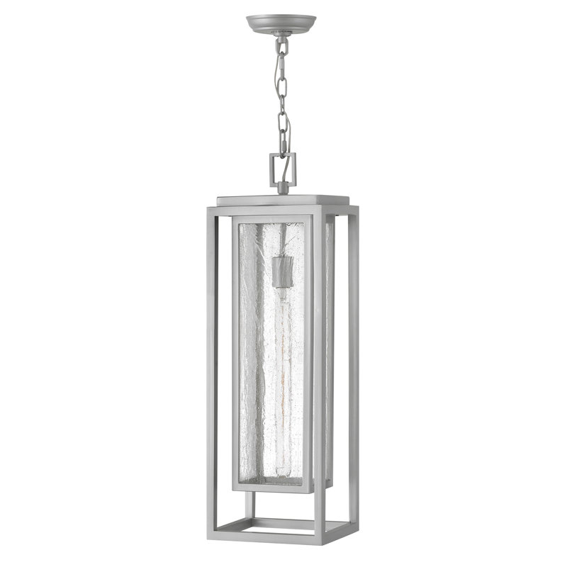 Grande lanterne suspendue Hinkley Republic, Satin Nickel