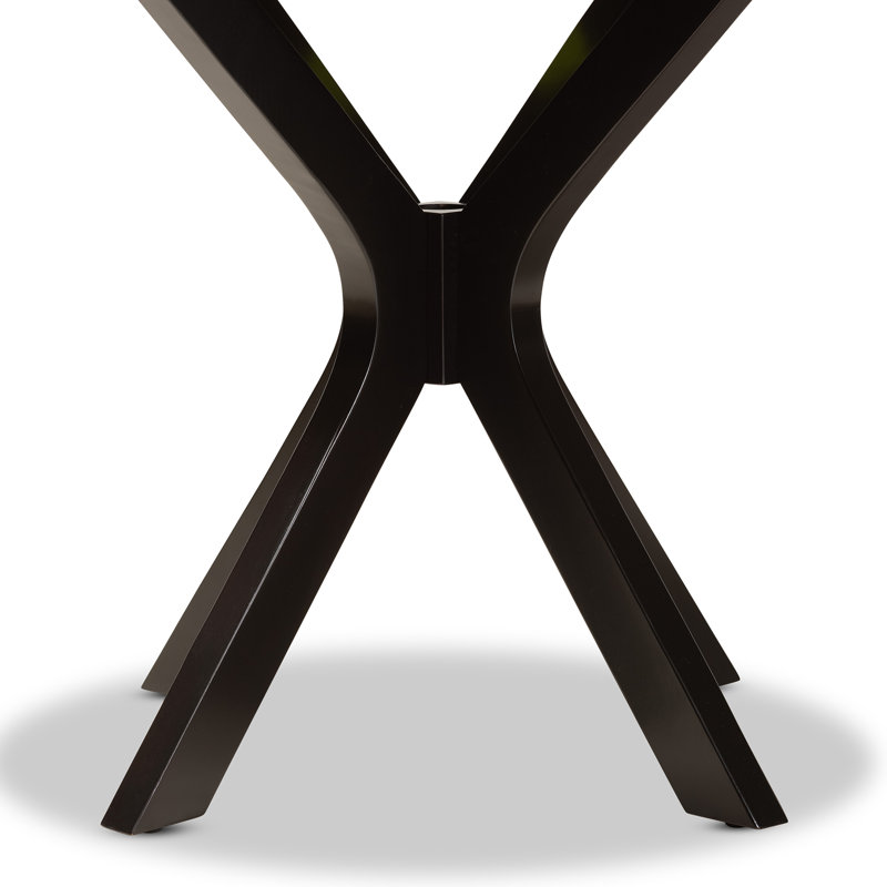 Digennaro Round Dining Table, Dark Brown, 29.9" H x 35.4" L x 35.4" W