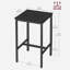 Belldas Square Metal Outdoor Bar Table , 60cm cm W 60cm cm D-658011612-658011608