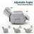  Electric Automatic Rocking Recliner Chair for Adults with 3 Speeds, Wired Remote Control, Fabric Power Auto Rocking Recliner, 5-15 Minutes Rocking Timer Function, for Living Room, Light Gray-403442281-403442064