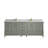 Aberdeen 84'' Double Bathroom Vanity with Quartz Top-94240505-74716247