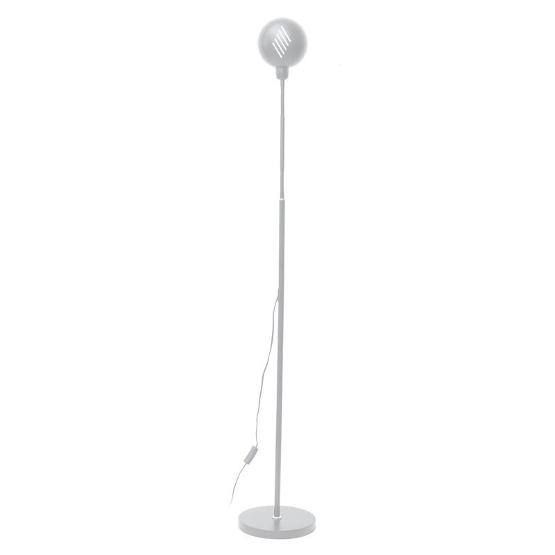 Lampe sur pied arquée 63 po Merrimac, Blanc, Blanc