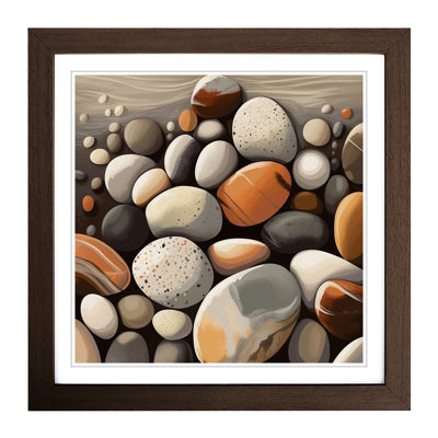 Pebbles - Framed Print