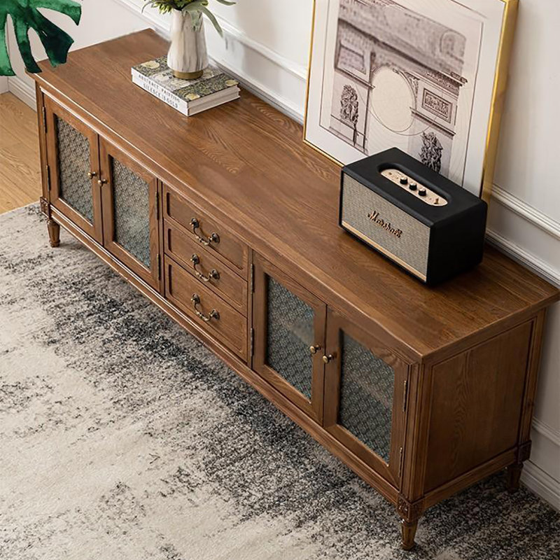 Meuble télé avec casier rétro, L 70,90 po