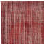 Tapis turc rétro en laine noué à la main de 6,2 x 9,5 pi de couleur rouge pour des intérieurs modernes