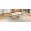 Ensemble de salle à manger 5 pièces Mid-Century Modern - Table en bois massif et 4 chaises-1003780049