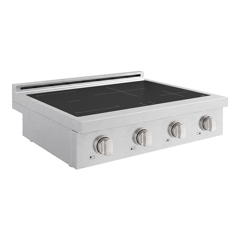 Table de cuisson à induction à 4 éléments en acier inoxydable satiné ZLINE 30 po ZLINE, Satin Stainless Steel