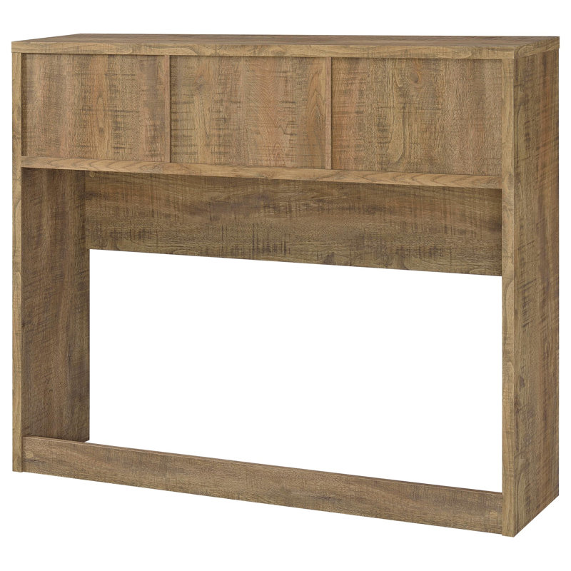 Tête de lit bibliothèque, 48.5" H x 59.75" W x 11.5" D, Mango color