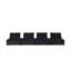 Canapé modulaire en velours noir 4 pièces Aveline-1150155128