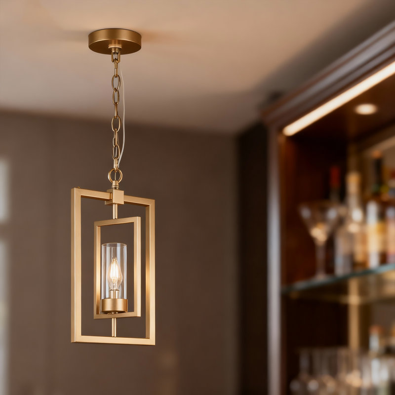 Luminaire suspendu cylindrique 1 lumière