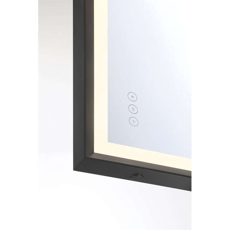 Miroir Artell, 24 po x 36 po, Noir, noir, noir, noir