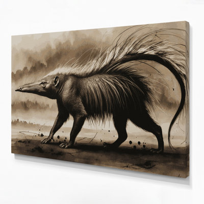 Art mural sur toile beige