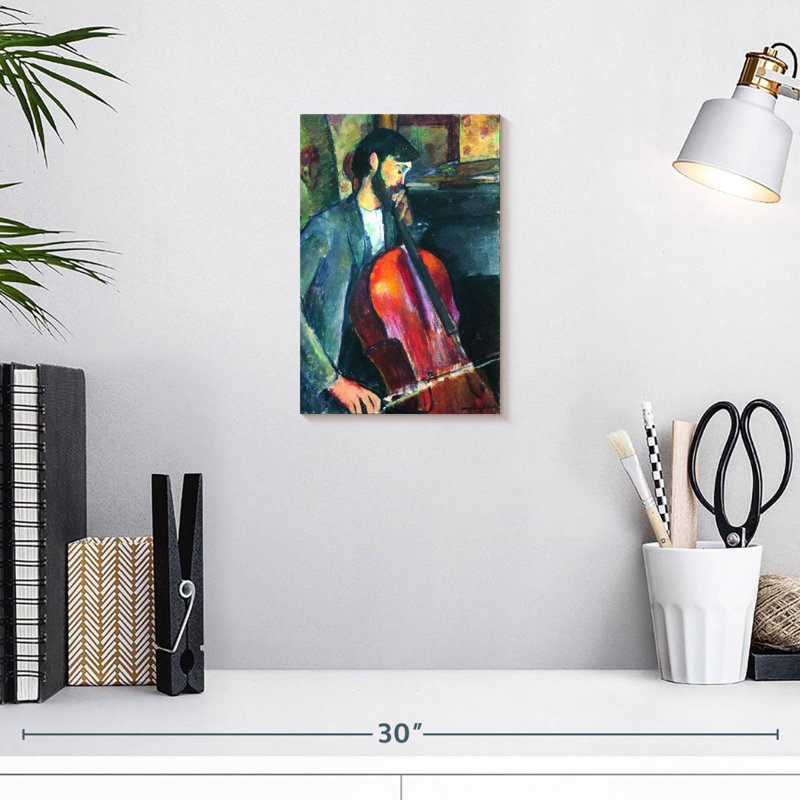 Leisha The Cellist, H 12 po x l 8 po