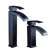 Juno Freestanding Blackened Bronze Single Handle Deck Mount Bathroom Mixer Faucet