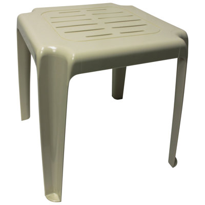 Table d'appoint pliante en plastique vert Hunter