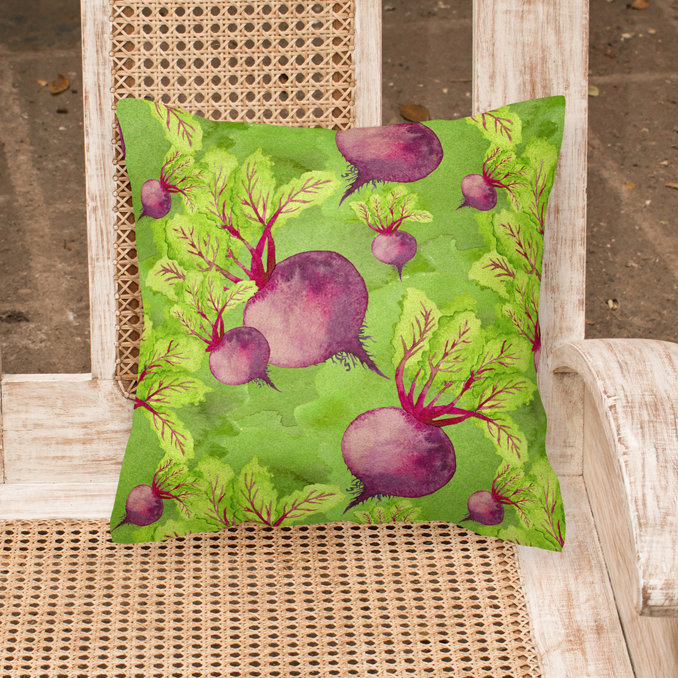  Coussin extérieur Raddish, 14 po x 14 po