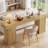 78.7-Inch Fluted Console Table