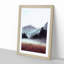 Fog over Luttach in Italy - Framed Print-55577798-55577795