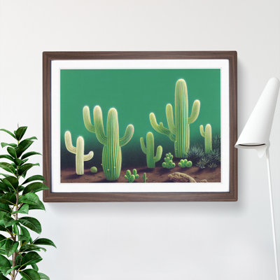 Friendly Cactus - Single Picture Frame Print