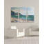 "voiliers près de la mer" par claude monet, reproduction d’image multi-pièces sur toile-2005752183