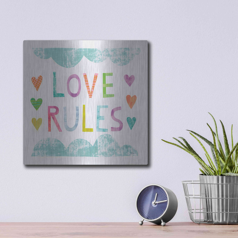 Latitude Run® 'Unicorn Magic III' by Melissa Averinos, Metal Wall Art, 12"x12"