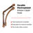 Half Round Shelf Bracket-45638570-45638571