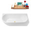 Baignoire autoportante 71 po avec plateau interne Streamline-101413336