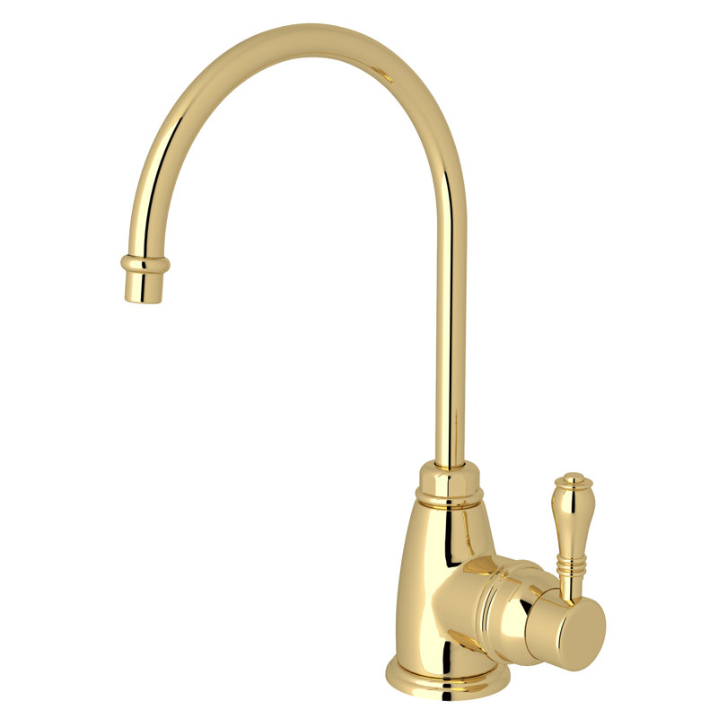 San Julio® Hot Water Dispenser, Unlacquered Brass, Without Tank and Filter Kit