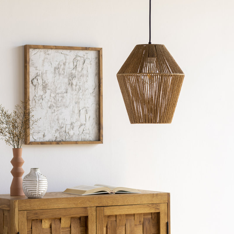Medea Pendant Light, Beige, Beige