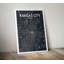 «Kansas City Map», reproduction d'impression sur affiche en noir-24705004