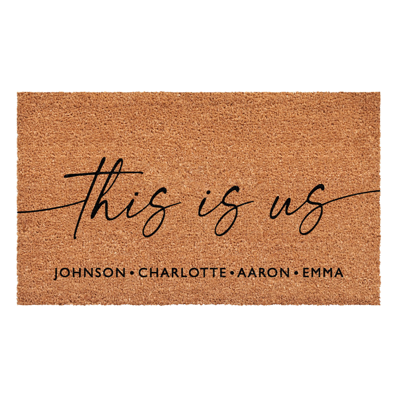 Paillasson "This is Us" 17 po x 29 po, L 17 po x L 29 po