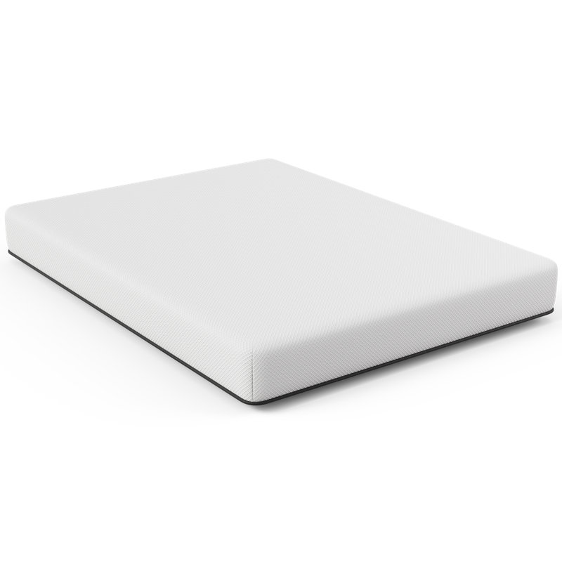 Matelas en mousse viscoélastique imprégnée de gel Blanc, 8", Grand lit