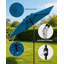 Parasol de patio extérieur de 10 pi avec manivelle et inclinaison à bouton-poussoir, protection UV imperméable-1635042776