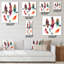 Horloge murale Feather Set II-1612147283