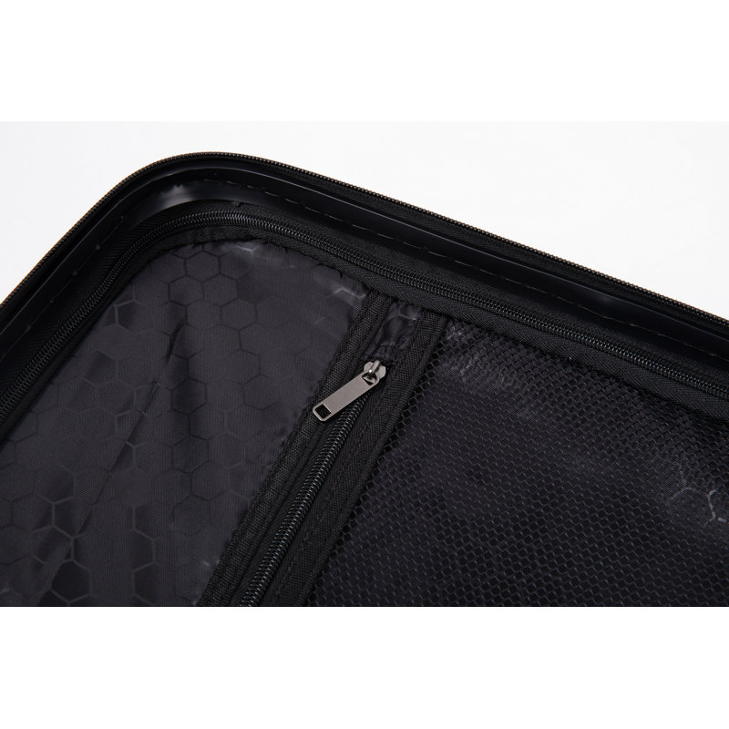 Ensemble de 3 valises rigides avec serrure TSA et roulettes à 360 °