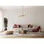 Lustre de luxe moderne à six lumières-364680456