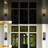 22.5" H Matte Black Steel Integrated LED Outdoor Wall Light